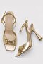 Valeria Women's Square Toe Heeled Shoes Slingback - 4