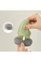 White dishwashing brush with 4 brush heads - 3