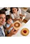 Wooden pumpkin cookie mold, non-stick embossed, suitable for baking, yellow. - 3