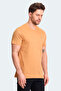 Rivaldo in Men's V-Neck Mustard T-Shirt - 4