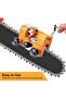 Chain sharpener kit with 3 carbide blades yellow. - 3