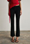 Amoria Women's Stretchy Fabric Body-Fitting Bengaline Fabric Black Pants - 5