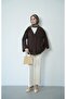 Women's Hijab Jacket with Front Buttons and Double Pocket Detail - 5