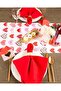 Valentine's Day Table Top Collection, Table Runner, 14x108, Hearts Collage - 7