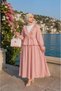 Imported Burumuk Fabric Set with Lower and Upper Skirt - 3