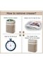 Laundry Hamper-Laundry Basket,Tall Cotton Storage Basket with Handles,Decorative Blanket Bas - 7