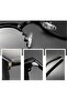 Foldable Rectangular Sunglasses for Men and Women Uv Protection Classic Sun Glasses - 3