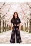 Müslüm Fabric Lace-Up Shirt and Pants Two-Piece Set - 3