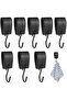 S-hooks bathrooms kitchens 10- Rust-resistant leather rings Shockproof installation Suitable various locations including wardrobes
