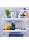 Bathroom Shelves Self Adhesive, 2Pcs Removable Towel Holder,Rustproof Shower Caddy, No Dril - 3