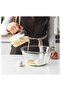 Transparent Glass Measuring Cup 0.5 Liter Heat Resistant Scale Height: 9 cm