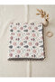 Home Patterned Cotton and Gray Muslin Double-Sided Baby Blanket - 4