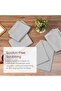 Kitchen Towels - Microfiber Waffle Weave Towels | White | 16 x 16 in. (6 Pack) | Absorbent, No Lint, - 3