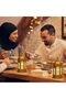 مجموعة من 4 فوانيس رمضان صغيرة، زينة رمضان للمنزل، ديكورات العيد، أضواء رمضان، E - 5