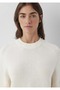 M1711039 Knitted Sweater Women's Sweatshirt White - 6