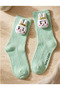 Children's 2-Piece Colorful Socks with Animal Accessories - 2