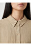 Lcw Everyday Green Textured Women's Shirt Tunic - 3