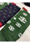 Winter Patterned Cotton 3-Piece Christmas Stockings - 5