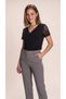 Women's Short Sleeve V-Neck Blouse, Pack of Lace Viscose - 6