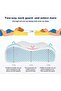 Memory Foam Pillow with Replacement Pillowcase(Cooling Ice Silk&Cotton),Neck/Shoulder Pain Relief,Ergonomic Orthopedic Cervical Pillow,Neck Contoured Bed Pillow for Side,Back,Stomach Sleepers - 3