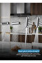 4-Mode Kitchen Sink Faucet with 360° Rotating Arm, Rain Shower Water Flow, Multi-Function Sprayer, Single Handle and Durable ABS & Copper Construction - 2