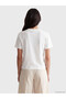 Two Mt Shop Quality Lcw Vision White Interlock Plain Narrow & Slim Short Sleeve Women's T-Shirt - 4