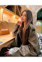 New Season Oversize Biker Leather Jacket - 4