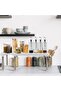 Expandable Cabinet Shelf Organizer, 2Pcs Adjustable Stackable Kitchen Storage Rack for Pantry, Spice - 7