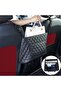 Car Net Pocket Handbag Holder, Mesh Organizer with Multiple Storage Pockets for Car, Univer - 3