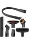 Vacuum cleaner accessories, universal vacuum nozzles, with a 58cm flexible crevice tool, universal vacuum nozzle with brush head, suitable for all