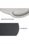 PU Leather Mouse Pad with Memory Foam Wrist Rest, Ergonomic Support, Anti-Slip Base, Edge Stitched, - 5
