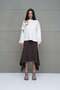 Ecru Fur Look Oversize Sweatshirt 18150 - 2
