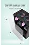 DK100 M-ATX/ATX Gaming PC Case, 120mm Fans,Tempered Glass,7 Expansion Slots, 2 SSD, Black - 3