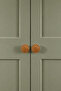 Saturn Wood Patterned Cabinet Handle Light Walnut 7 cm Single Screw Drawer Door Kitchen Cloakroom Furniture Ku - 4