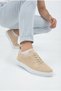 Zrk-X101 Premium Breathable Beige Knitwear Lace-Up Casual Men's Sneaker