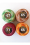 No:12 Cotton Like Ebruli Etamin - Cross Stitch 4-Piece Thread Set-3 (6 Gr) - 2