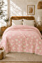 Hearted Muslin Bedspread 100% Cotton 240X260 - Pique - 7 Layers Filled - 3