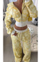 Culture 3 Yarn Track Suit Yellow