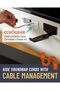 Soundbar Wall Mount Bracket - Works with All Soundbars Including Samsung, Vizio, LG, & More - Depth Adjustable for Dolby Atmos Soundbars - 8