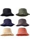 Women's waterproof rain hat brick red foldable outdoor summer. - 5