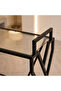 Elegant Multi-Material Modern Design Hospitality Trolley - Light Gray - 3