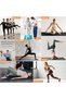 Anti-slip socks - 6-pack Pilates Yoga ankle Sizes 35-40 Men's and women's home sports (orange) suitable for ballet, barre, barefoot training - 3
