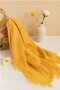 Women's summer scarf wisteria purple 190x100cm mesh beach. - 2