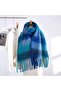 Long scarf women's L size. - 3