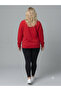 Unisex Red 2 Thread Thick Sweatshirt - 2