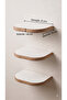 3-Piece Decorative Wall Shelf Mdf White - 4