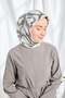 Twill Silk Scarf Bloom White - 3