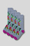 Men's 4-Pack Cotton Patterned Socks