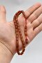 Crimped Amber Stone 33-Piece Prayer Beads 902855 - 3