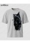 Giant Wolf Large Size Printed T-Shirt in Distinctive Colors - 2